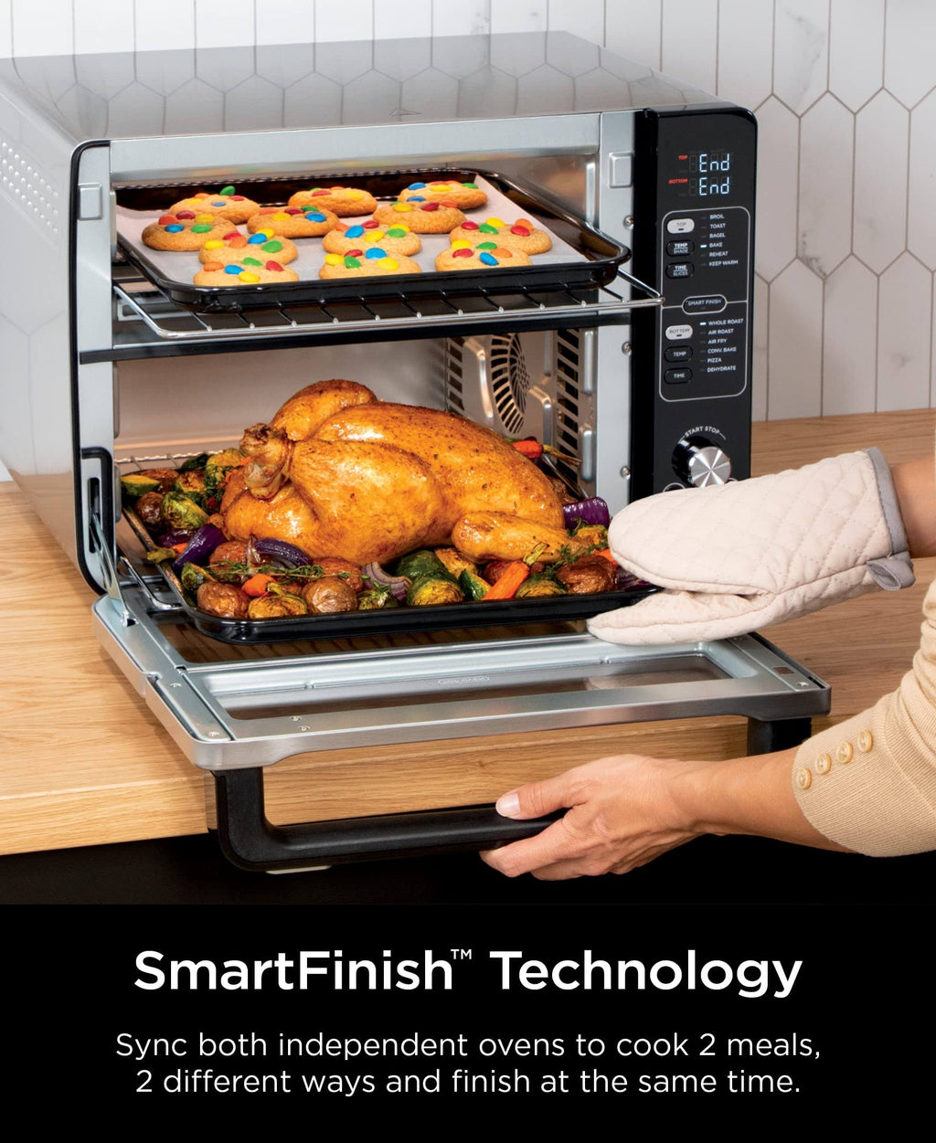 Ninja DCT401 12-in-1 Double Oven with FlexDoor