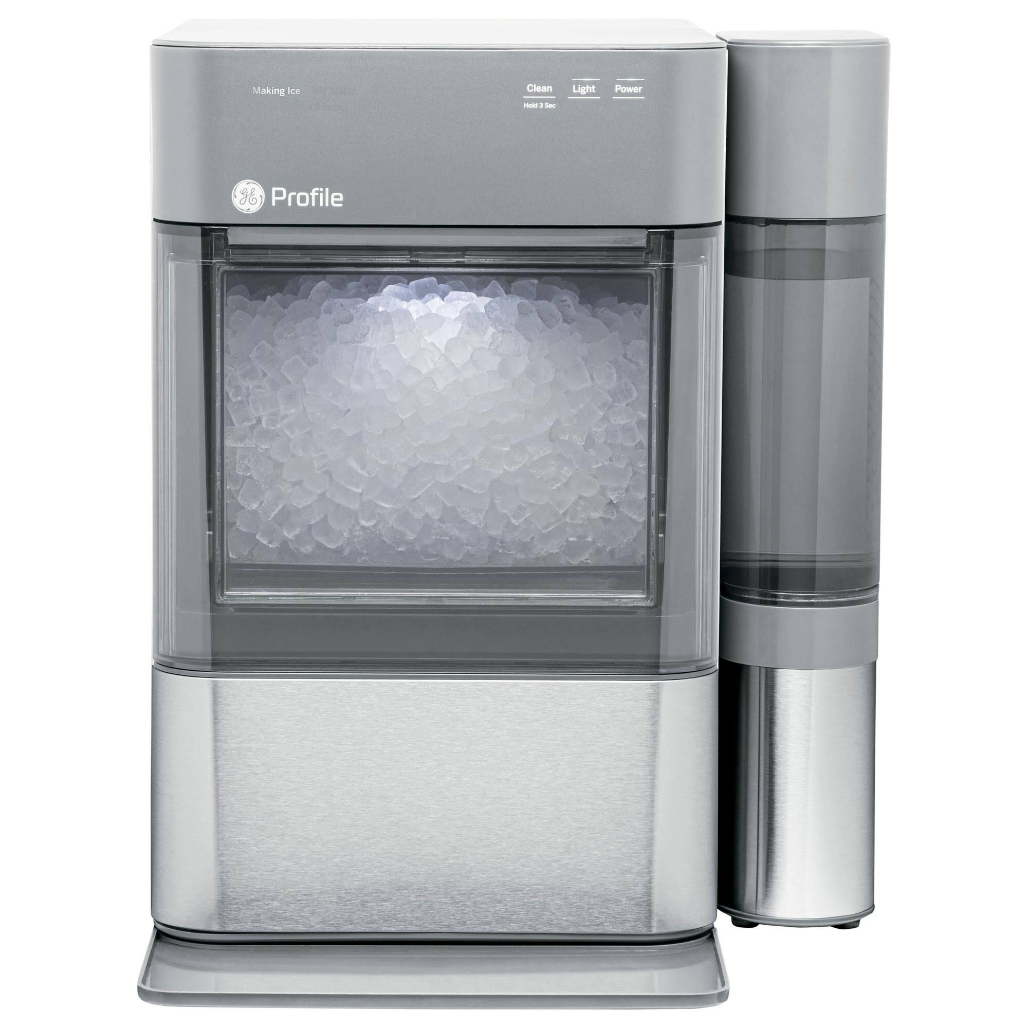 GE Profile Opal 2.0 Stainless Steel Nugget Ice Maker with Side Tank