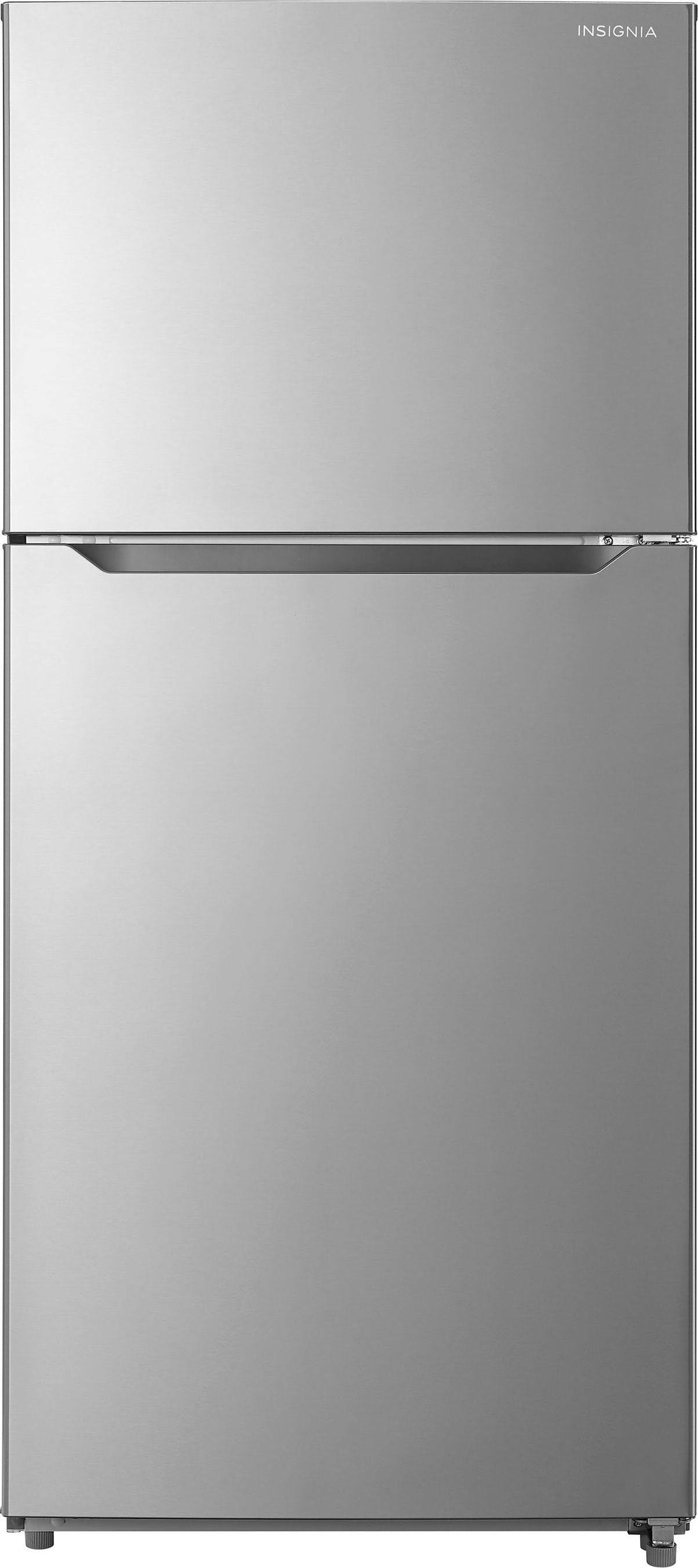 Insignia - 18 Cu. ft. Top-freezer Refrigerator - Stainless Steel 2