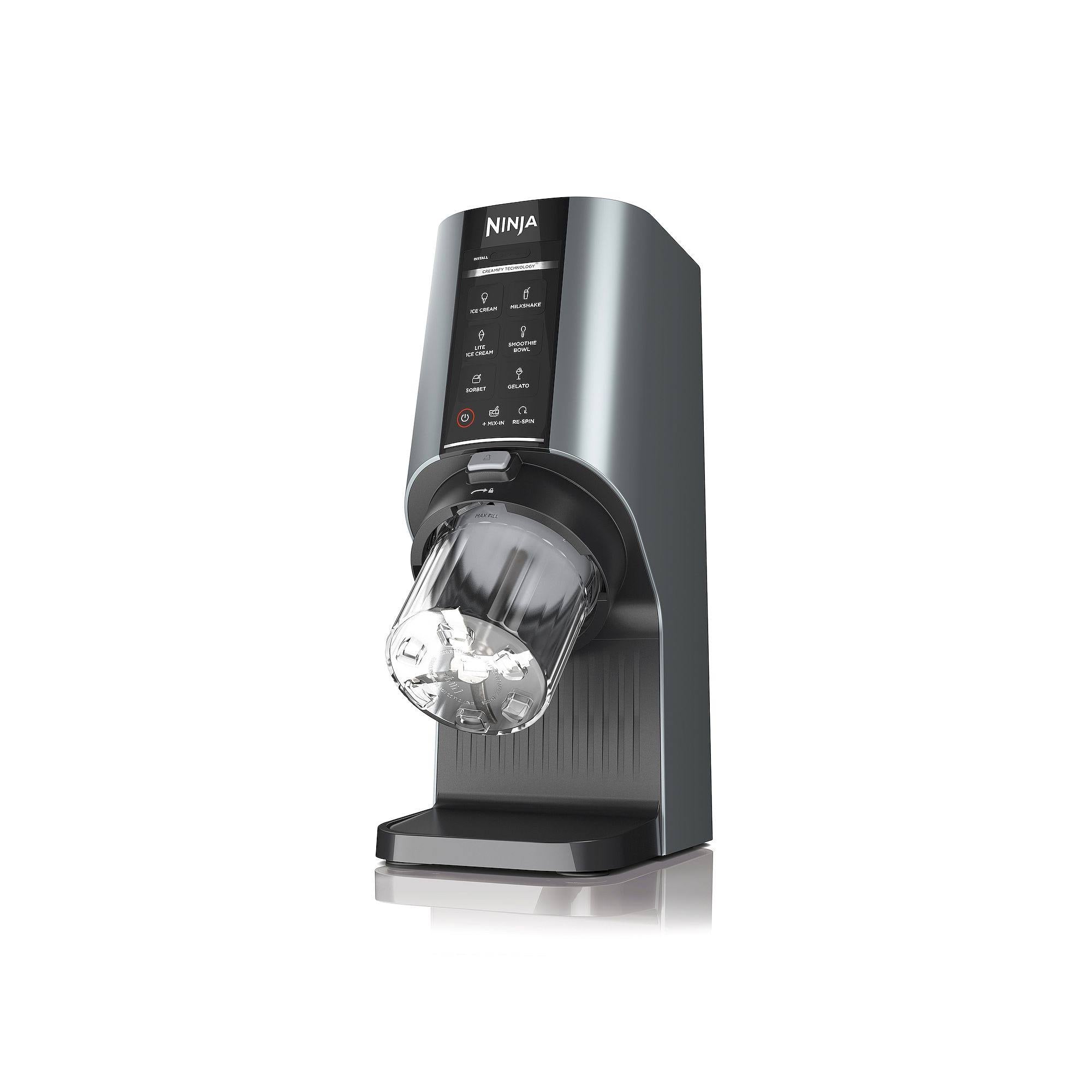 Ninja Creami Breeze Ice Cream, Gelato & Sorbet Maker, Black