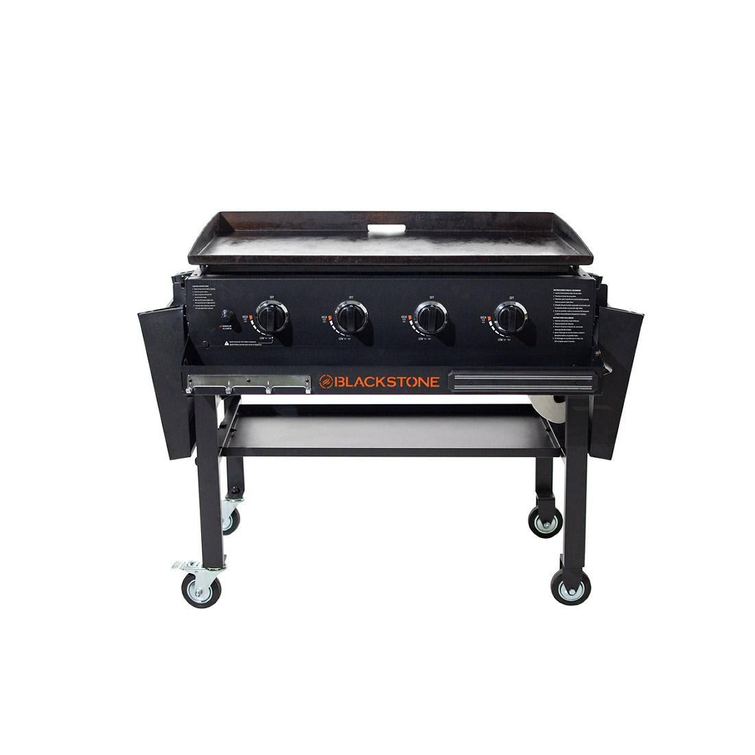 Blackstone 36" Griddle with Integrated Hood Dual Horizontal Folding Shelves Fron