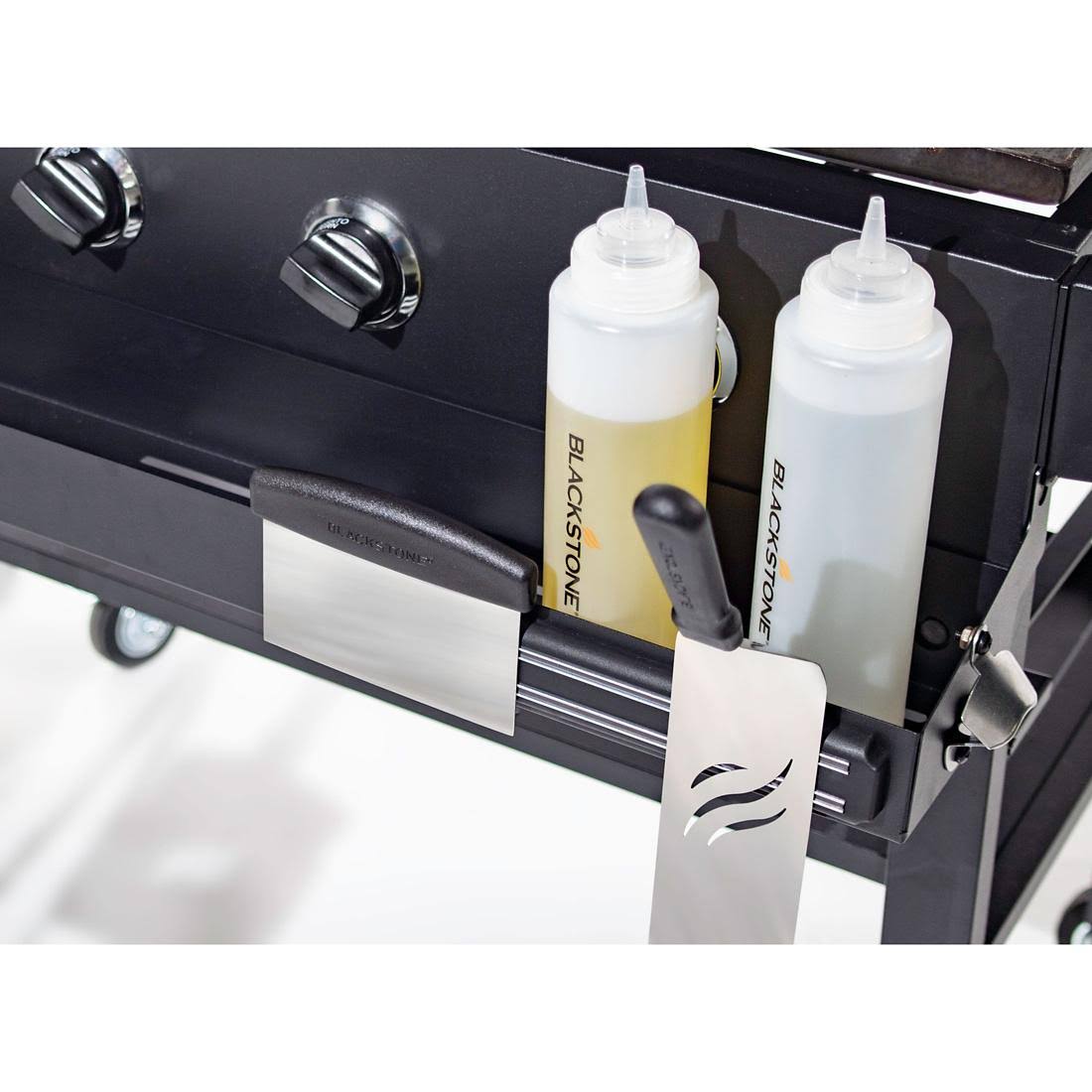 Blackstone 36" Griddle with Integrated Hood Dual Horizontal Folding Shelves Fron
