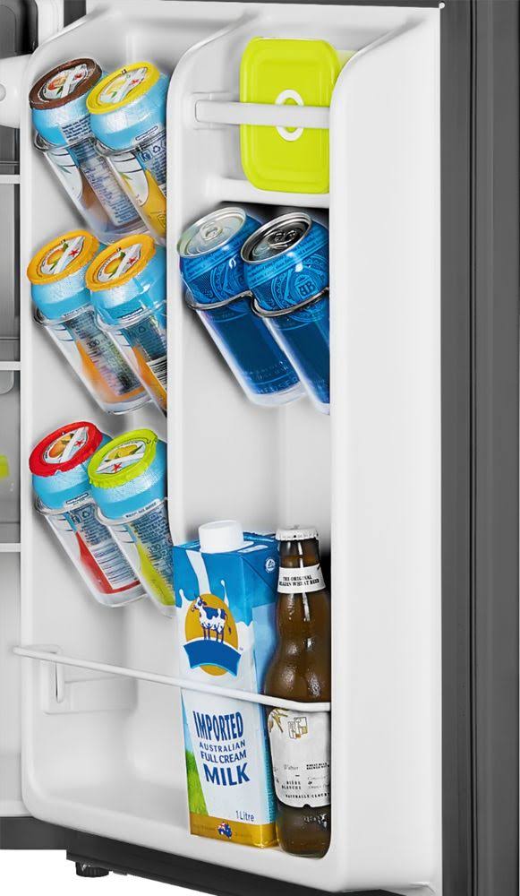 Insignia - 2.6 Cu. Ft. Mini Fridge - Black
