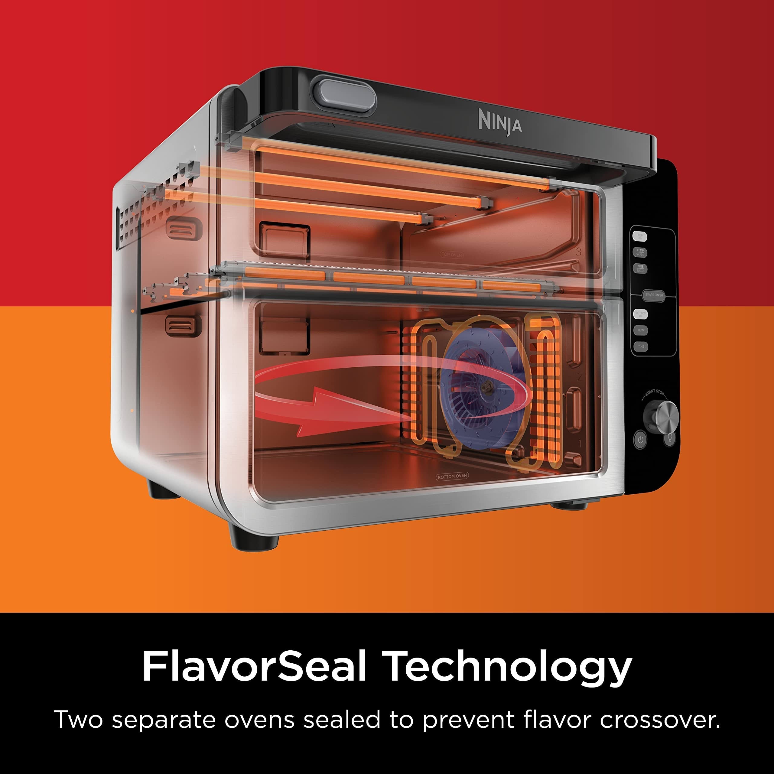 Ninja DCT401 12-in-1 Double Oven with FlexDoor