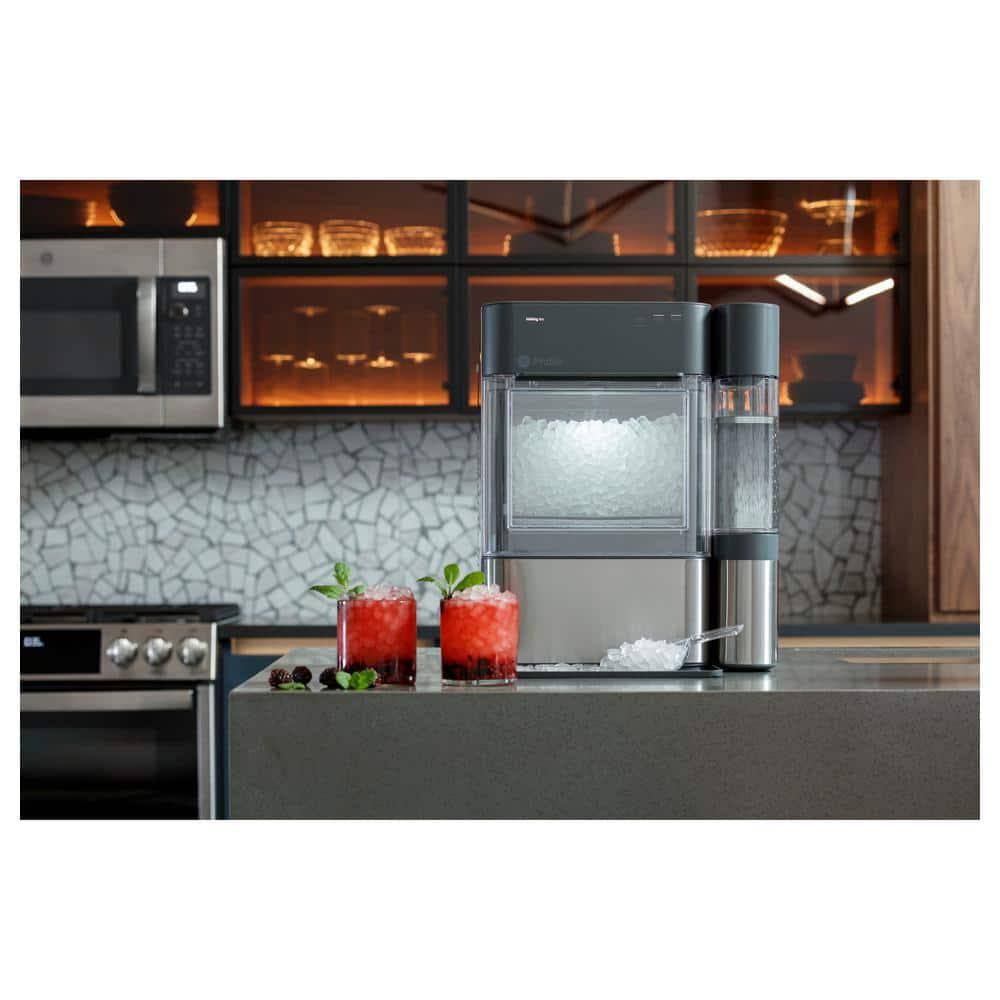 GE Profile Opal 2.0 Stainless Steel Nugget Ice Maker with Side Tank