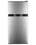 Insignia - 4.3 Cu. Ft. Top-Freezer Refrigerator, Stainless steel